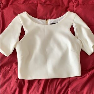 aqua crop with tags, Bloomingdales